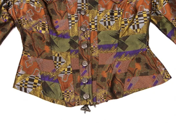 CHRISTIAN LACROIX BAZAR Jacquard Back Lace-Up Jacket K-136556_010