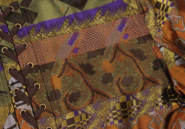 CHRISTIAN LACROIX BAZAR Jacquard Back Lace-Up Jacket K-136556_017