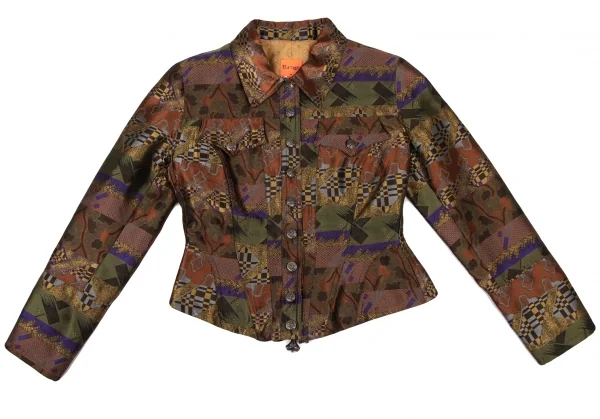 CHRISTIAN LACROIX BAZAR Jacquard Back Lace-Up Jacket K-136556_002