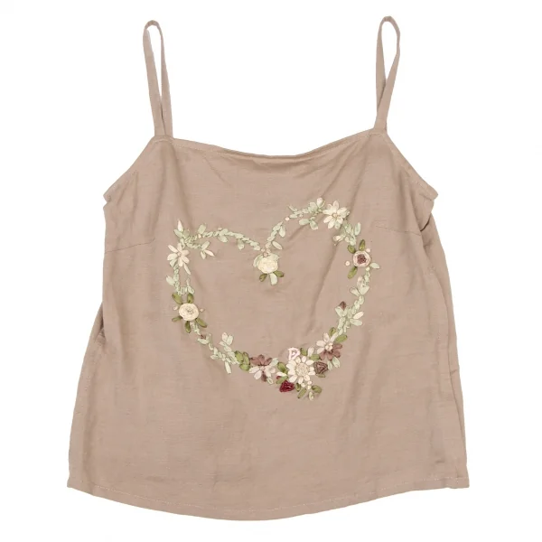 tricot COMME des GARCONS Floral Embroidery Camisole K-136563_002