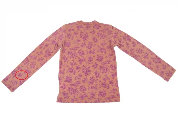 tricot COMME des GARCONS Dyed Floral Print T Shirt K-136564_012