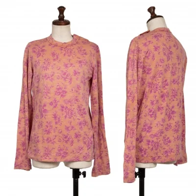 tricot COMME des GARCONS Dyed Floral Print T Shirt