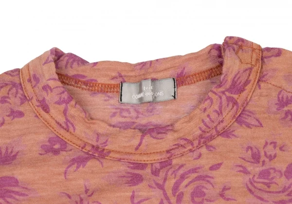 tricot COMME des GARCONS Dyed Floral Print T Shirt K-136564_004