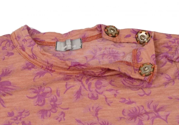 tricot COMME des GARCONS Dyed Floral Print T Shirt K-136564_005