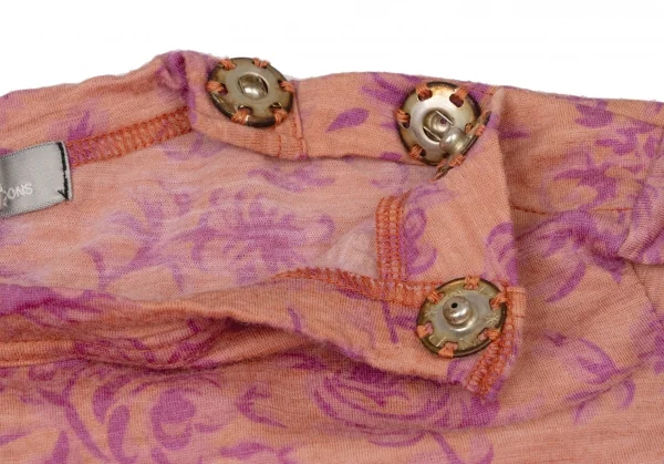 tricot COMME des GARCONS Dyed Floral Print T Shirt K-136564_006