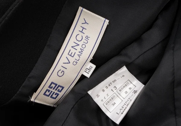 GIVENCHY Taping No Collar Wool Jacket K-136581_017