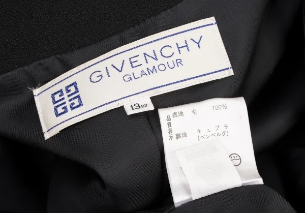 GIVENCHY Taping No Collar Wool Jacket K-136581_018