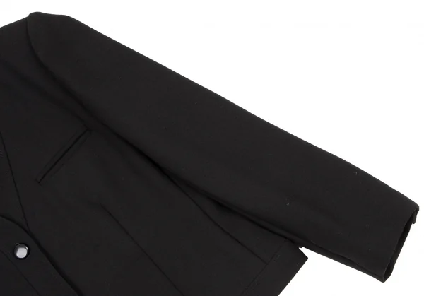 GIVENCHY Taping No Collar Wool Jacket K-136581_007