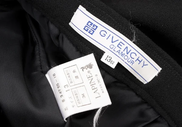 GIVENCHY Hem Tuck Wool Skirt K-136582_013