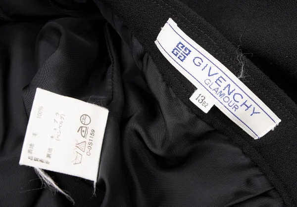 GIVENCHY Hem Tuck Wool Skirt K-136582_014