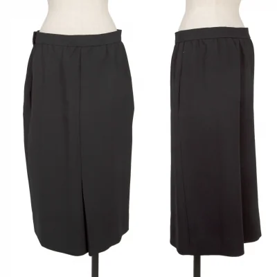 GIVENCHY Hem Tuck Wool Skirt