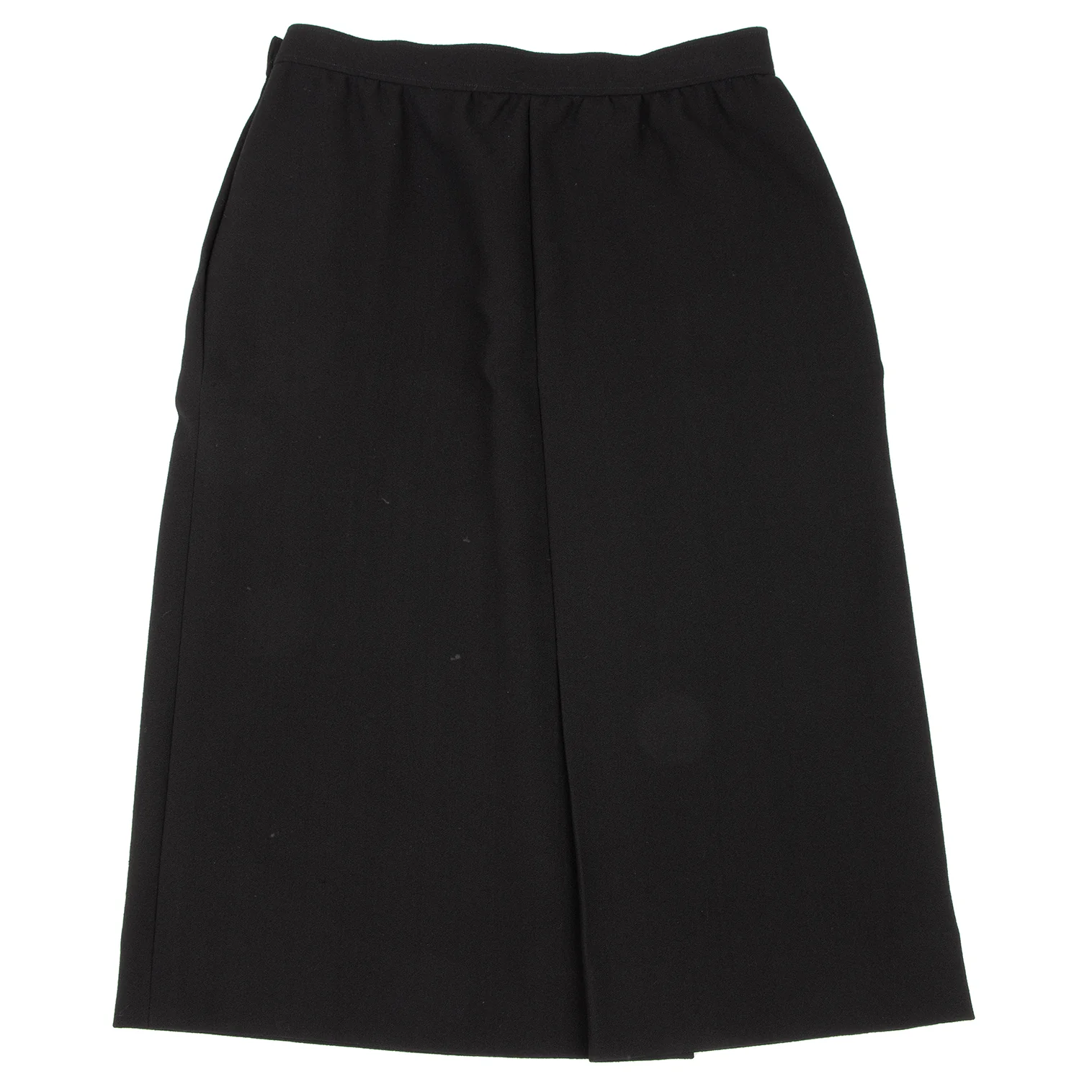 ジバンシィGIVENCHY ウール裾タックスカート 黒13 | DCブランド