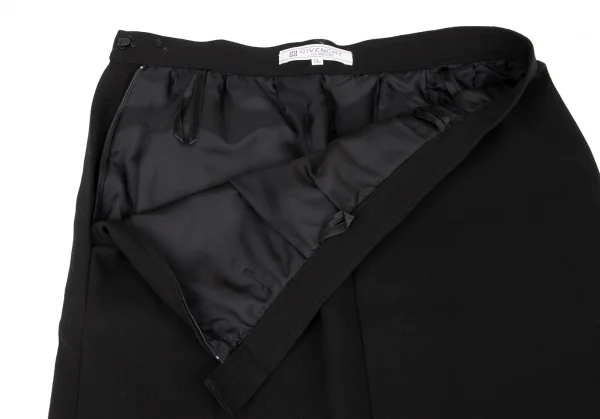 GIVENCHY Hem Tuck Wool Skirt K-136582_004