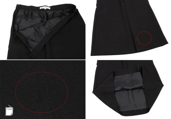 GIVENCHY Taping No Collar Wool Jacket & Hem Tuck Skirt K-136583_016