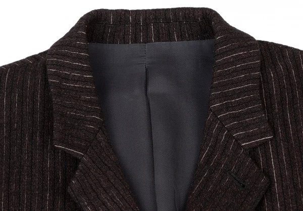 Jean-Paul GAULTIER HOMME Wool Rayon Stripe Jacket K-136595_003