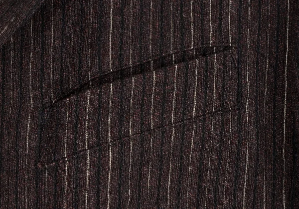 Jean-Paul GAULTIER HOMME Wool Rayon Stripe Jacket K-136595_006