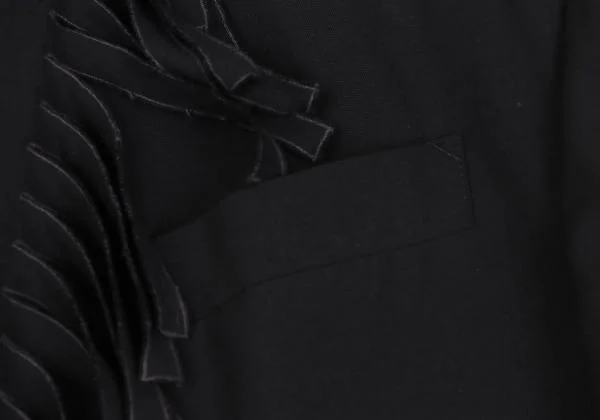 Jean Paul GAULTIER HOMME Fringe Collar Wool Jacket K-136596_004