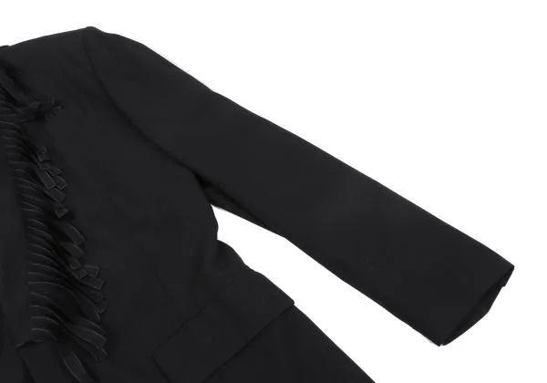 Jean Paul GAULTIER HOMME Fringe Collar Wool Jacket K-136596_006