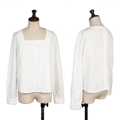 トリコ コムデギャルソンtricot COMME des GARCONS 刺繍デザイン製品染めヘンリーネックトップス ベージュM 【レディース】 トリコ コムデギャルソンtricot COMME des GARCONS 刺繍デザイン