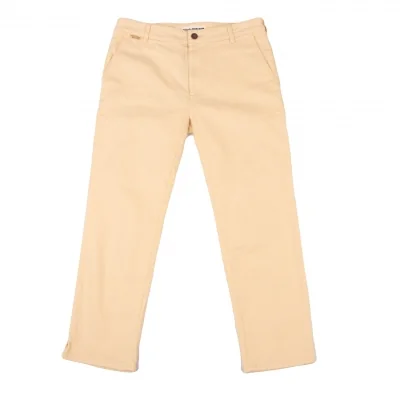 Mademoiselle NON NON Stretch Cotton Slit Pants
