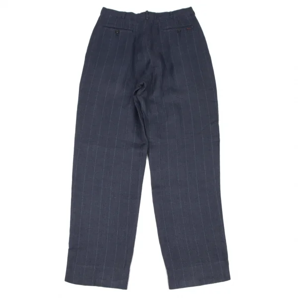 Papas Linen Striped Tuck Pants K-136677_008