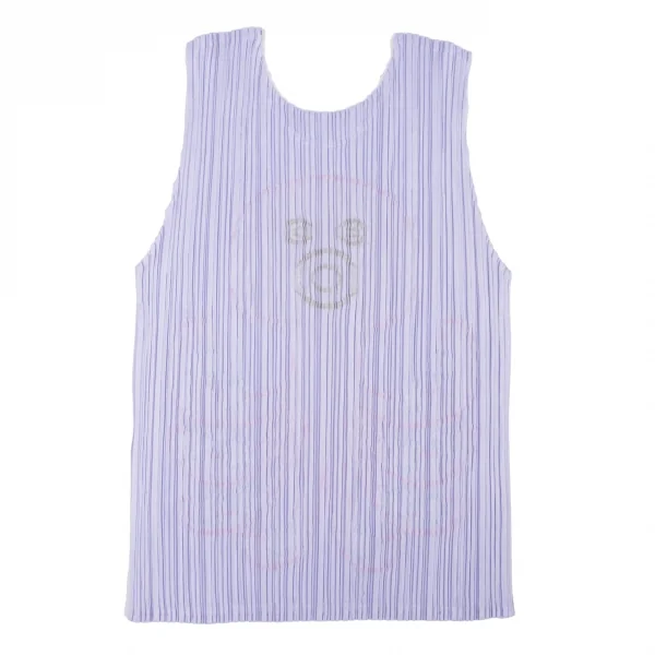 PLEATS PLEASE Octopus Patch Sleeveless Shirt K-136691_010