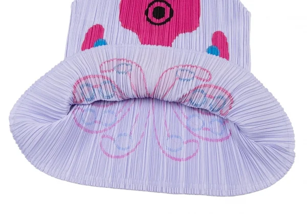 PLEATS PLEASE Octopus Patch Sleeveless Shirt K-136691_009