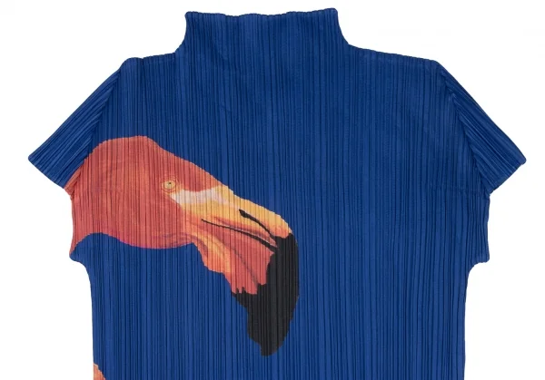 PLEATS PLEASE Animal Printed Turtle Neck T Shirt K-136696_003