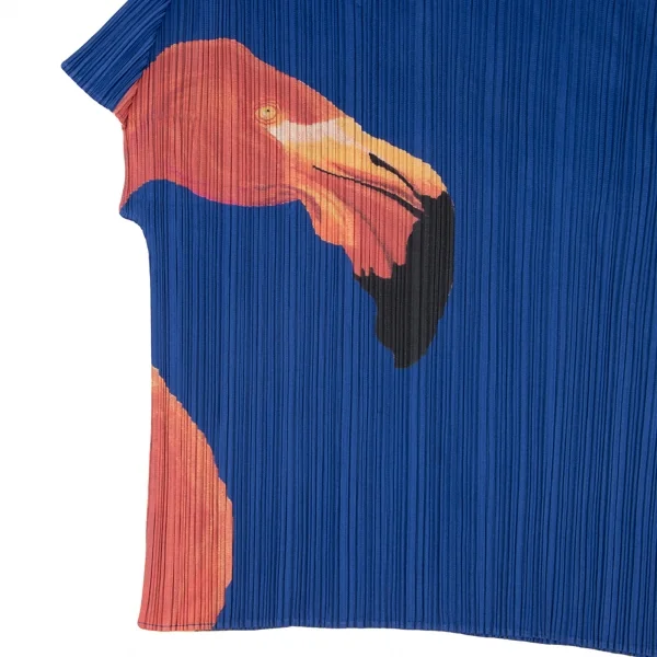 PLEATS PLEASE Animal Printed Turtle Neck T Shirt K-136696_006