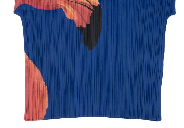 PLEATS PLEASE Animal Printed Turtle Neck T Shirt K-136696_007