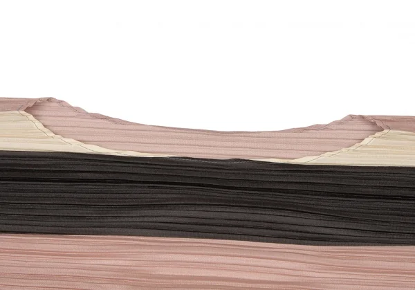 PLEATS PLEASE Color Scheme Striped Wide T Shirt K-136704_003