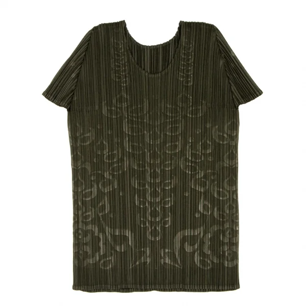 PLEATS PLEASE Embossed T Shirt K-136711_002