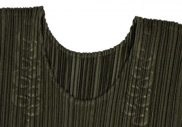 PLEATS PLEASE Embossed T Shirt K-136711_004