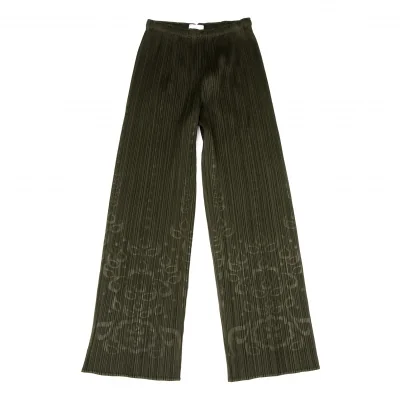 PLEATS PLEASE Embossed Wide Pants