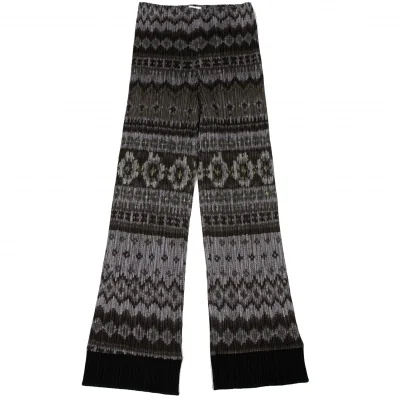 PLEATS PLEASE Ethnic Printed Straight Pants