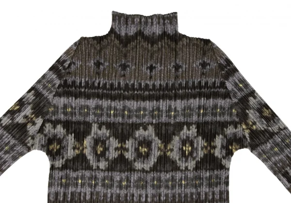 PLEATS PLEASE Ethnic Printed T-shirt & Pants K-136723_004