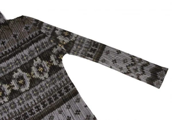 PLEATS PLEASE Ethnic Printed T-shirt & Pants K-136723_005