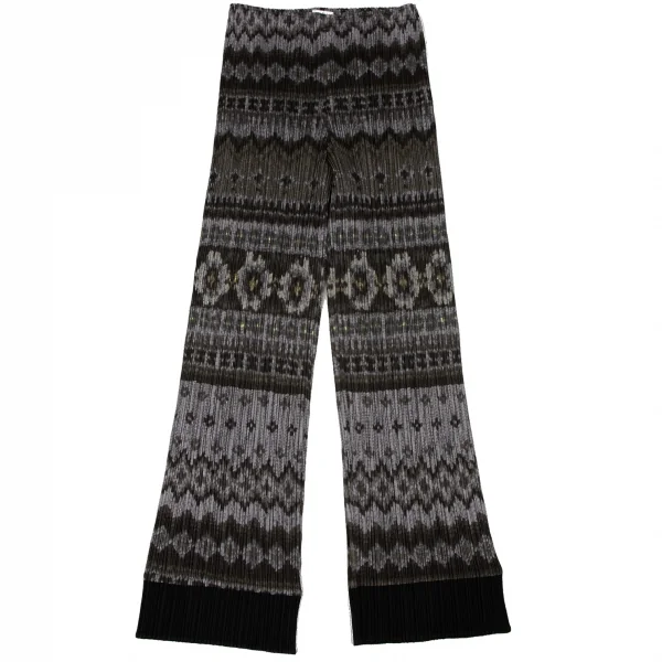 PLEATS PLEASE Ethnic Printed T-shirt & Pants K-136723_010