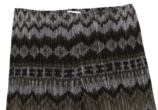 PLEATS PLEASE Ethnic Printed T-shirt & Pants K-136723_011