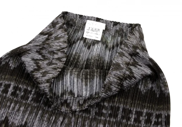 PLEATS PLEASE Ethnic Printed T-shirt & Pants K-136723_012