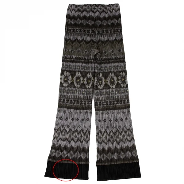 PLEATS PLEASE Ethnic Printed T-shirt & Pants K-136723_016