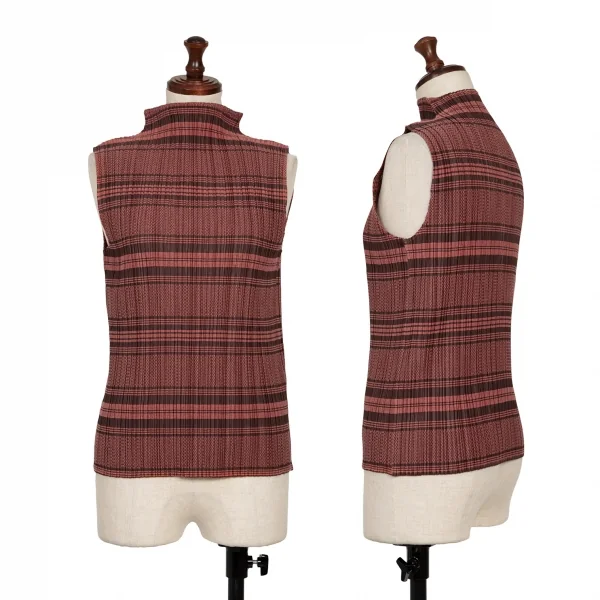 PLEATS PLEASE Multi Stripe Sleeveless & Pants K-136726_002
