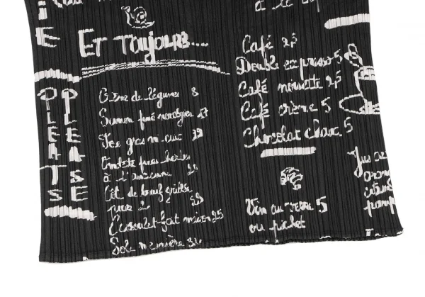 PLEATS PLEASE Lettering Print Tank top K-136744_006