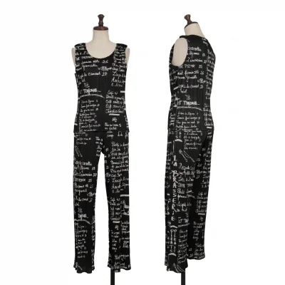 PLEATS PLEASE Lettering Print Tank top & Pants