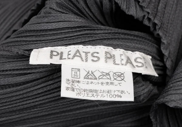 プリーツプリーズPLEATS PLEASE スリットノースリーブワンピース