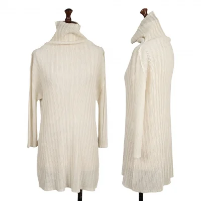 PLEATS PLEASE Marble Printed Turtle Neck Tunic