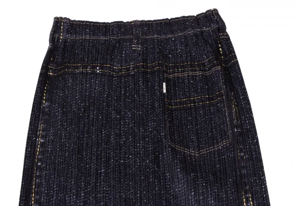 PLEATS PLEASE Denim Printed Skirt K-136757_010