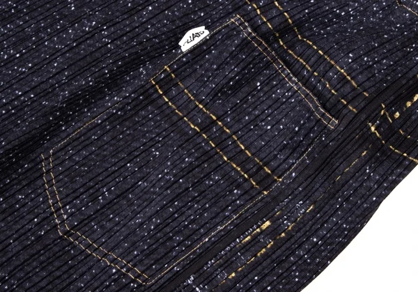 PLEATS PLEASE Denim Printed Skirt K-136757_012