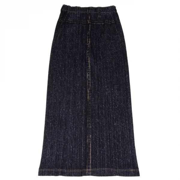 PLEATS PLEASE Denim Printed Skirt K-136757_002