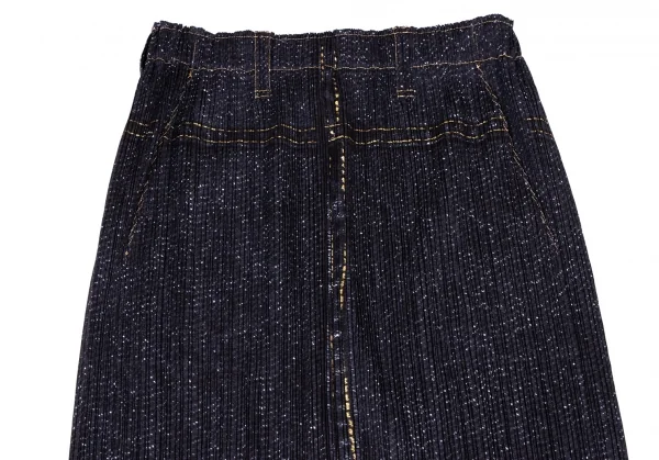 PLEATS PLEASE Denim Printed Skirt K-136757_003